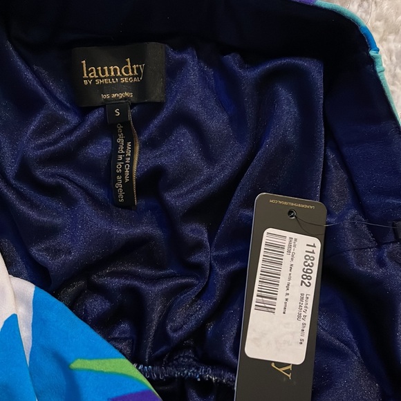 BRAND NEW WITH TAGS! Laundry by Shelli Segal strapless mini dress Violeta Multi - Picture 6 of 6